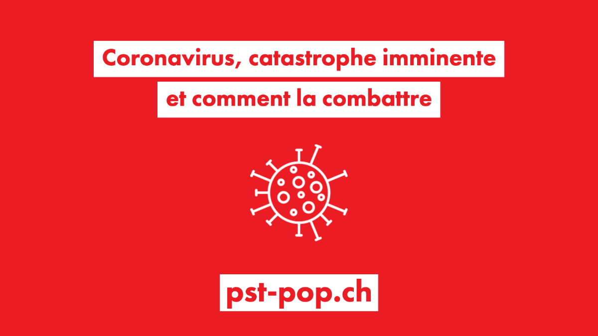 Coronavirus, catastrophe imminente et comment la combattre