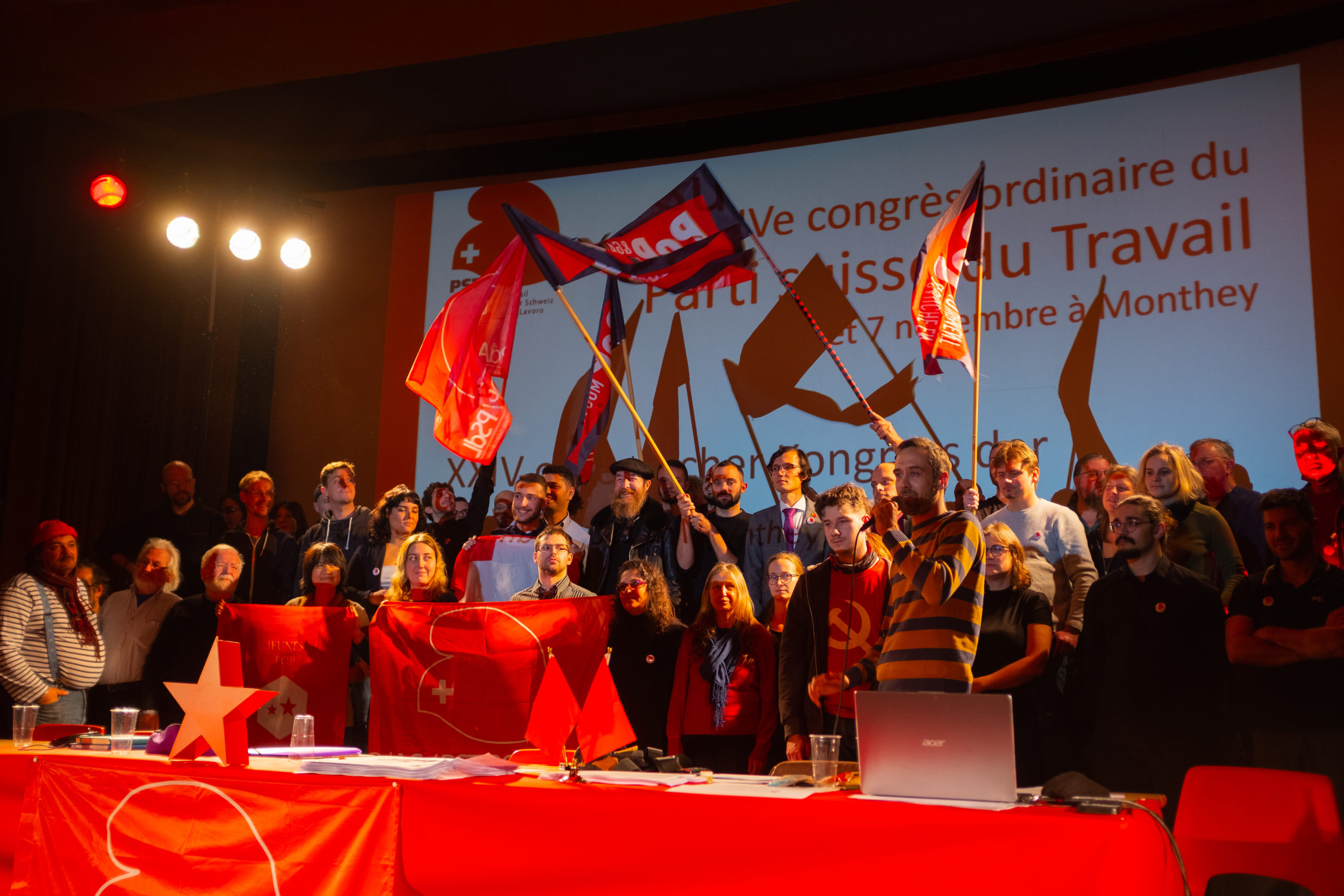 24ème Congrès – Le Parti suisse du Travail se renforce et se renouvelle